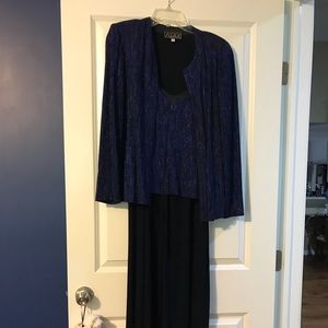 Navy Blue evening gown